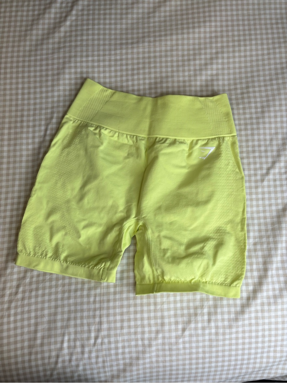 Gymshark Vital Seamless Shorts in Sorbert Yellow